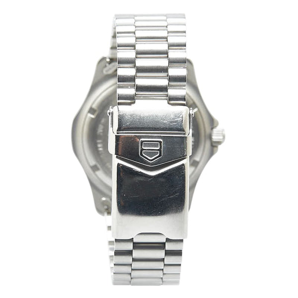 タグホイヤー プロフェッショナル 腕時計 WE1110-2 クオーツ ブラック文字盤 ステンレススチール メンズ TAG HEUER 【中古】