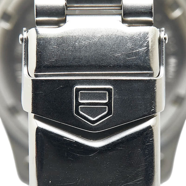 タグホイヤー プロフェッショナル 腕時計 WE1110-2 クオーツ ブラック文字盤 ステンレススチール メンズ TAG HEUER 【中古】