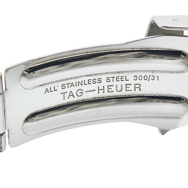 タグホイヤー プロフェッショナル 腕時計 WE1110-2 クオーツ ブラック文字盤 ステンレススチール メンズ TAG HEUER 【中古】