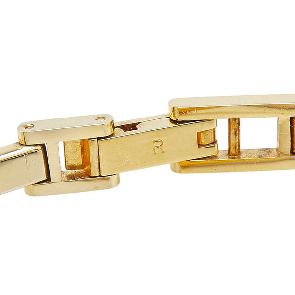 グッチ チェンジベゼル 腕時計 1100-L クオーツ ホワイト文字盤 メッキ レディース GUCCI 【中古】