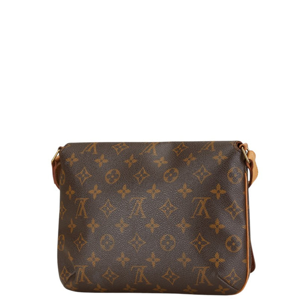ルイ ヴィトン モノグラム ミュゼット タンゴ ショート ショルダーバッグ M51257 ブラウン PVC レザー レディース LOUIS VUITTON 【中古】