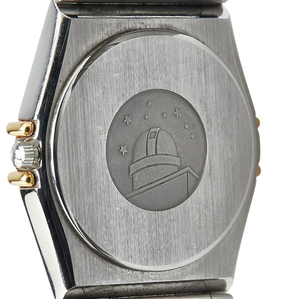 オメガ コンステレーション デイデイト 腕時計 クオーツ ゴールド文字盤 ステンレススチール メンズ OMEGA 【中古】