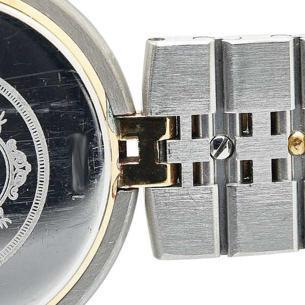 エルメス プロフィール 腕時計 クオーツ ホワイト文字盤 ステンレススチール メンズ HERMES 【中古】