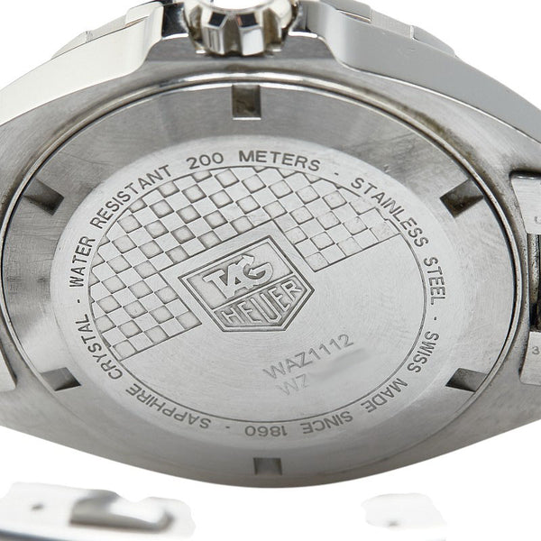 タグホイヤー フォーミュラー1 腕時計 WZA1112 クオーツ ブラック文字盤 ステンレススチール メンズ TAG HEUER 【中古】