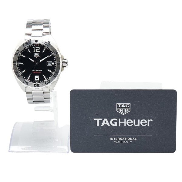 タグホイヤー フォーミュラー1 腕時計 WZA1112 クオーツ ブラック文字盤 ステンレススチール メンズ TAG HEUER 【中古】
