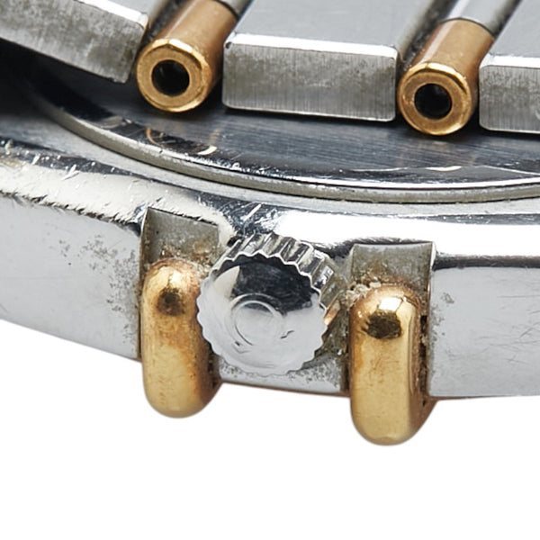 オメガ コンステレーション 腕時計 795.1080 クオーツ ホワイト文字盤 ステンレススチール イエローゴールド レディース OMEGA 【中古】