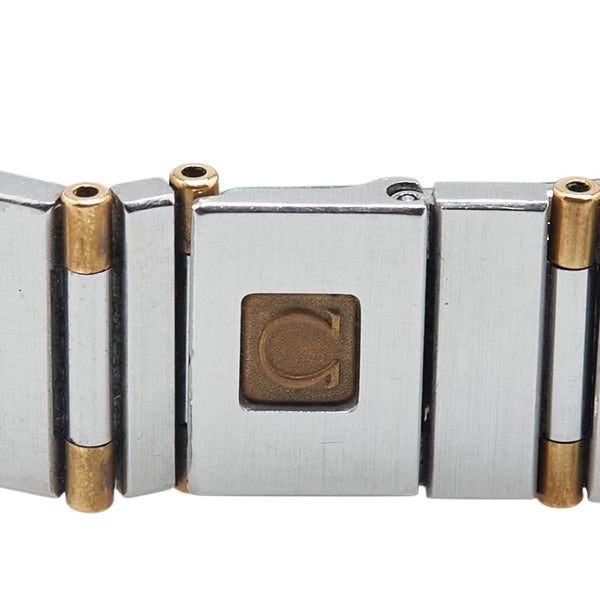 オメガ コンステレーション 腕時計 795.1080 クオーツ ホワイト文字盤 ステンレススチール イエローゴールド レディース OMEGA 【中古】