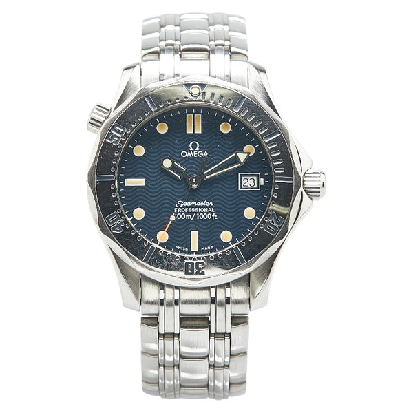 オメガ シーマスター プロフェッショナル 腕時計 2562.80 クオーツ ネイビー文字盤 ステンレススチール メンズ OMEGA 【中古】