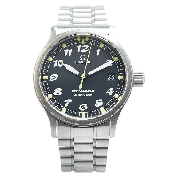 オメガ ダイナミック 腕時計 5200.50 自動巻き ブラック文字盤 ステンレススチール メンズ OMEGA 【中古】