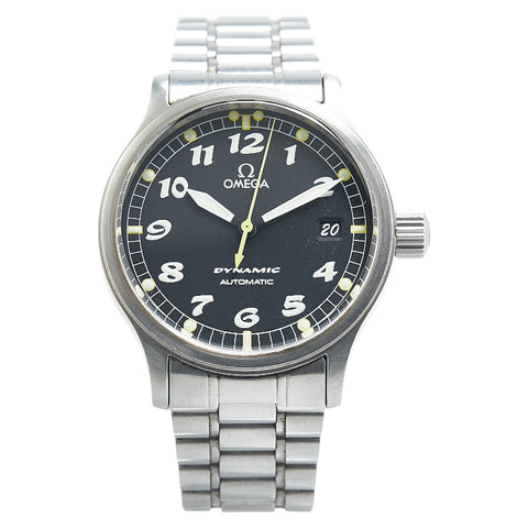 オメガ ダイナミック 腕時計 5200.50 自動巻き ブラック文字盤 ステンレススチール メンズ OMEGA 【中古】