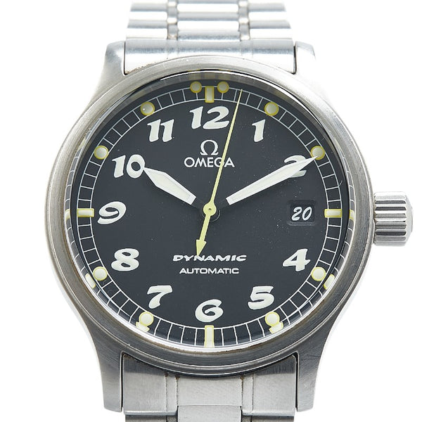 オメガ ダイナミック 腕時計 5200.50 自動巻き ブラック文字盤 ステンレススチール メンズ OMEGA 【中古】