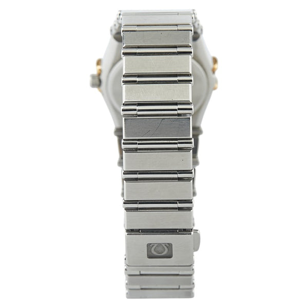 オメガ コンステレーション 腕時計 クオーツ ゴールド文字盤 ステンレススチール イエローゴールド レディース OMEGA 【中古】