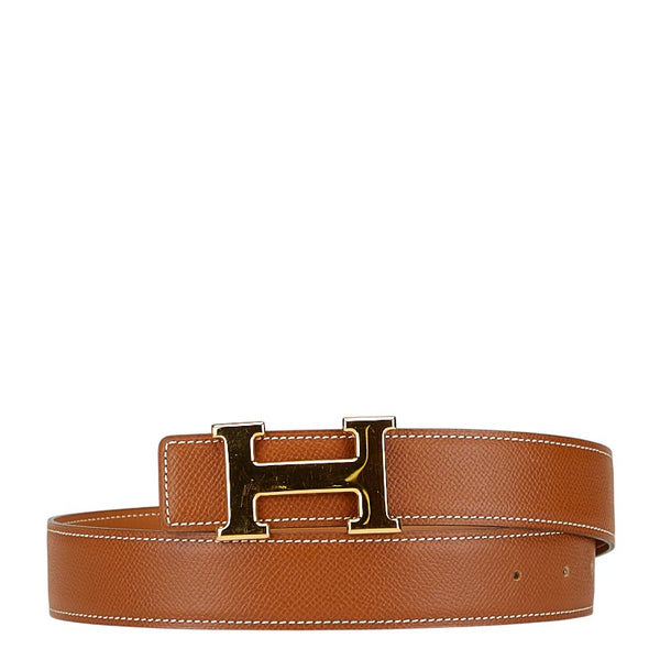 エルメス コンスタンス Hベルト ベルト サイズ：70 ブラウン レザー レディース HERMES 【中古】