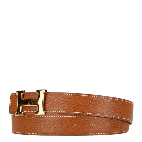 エルメス コンスタンス Hベルト ベルト サイズ：70 ブラウン レザー レディース HERMES 【中古】