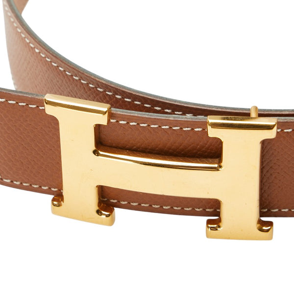 エルメス コンスタンス Hベルト ベルト サイズ：70 ブラウン レザー レディース HERMES 【中古】