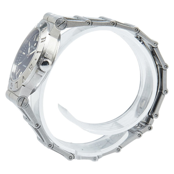 ブルガリ ディアゴノ スポーツ 腕時計 LCV29S 自動巻き ブラック文字盤 ステンレススチール レディース BVLGARI 【中古】