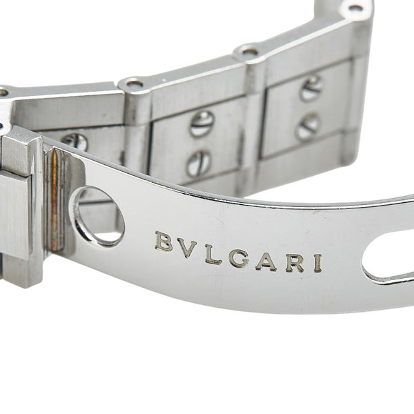 ブルガリ ディアゴノ スポーツ 腕時計 LCV29S 自動巻き ブラック文字盤 ステンレススチール レディース BVLGARI 【中古】