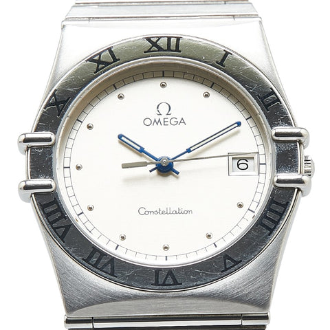 オメガ コンステレーション フラットベゼル 腕時計 1510.30 クオーツ シルバー文字盤 ステンレススチール メンズ OMEGA 【中古】