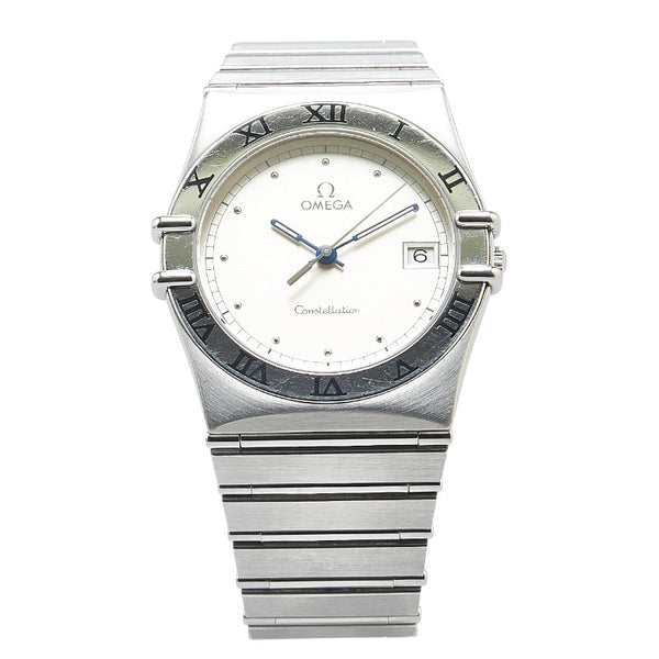 オメガ コンステレーション フラットベゼル 腕時計 1510.30 クオーツ シルバー文字盤 ステンレススチール メンズ OMEGA 【中古】