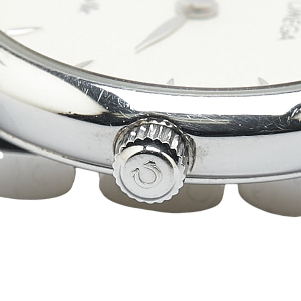 オメガ デビル 腕時計 7560.31 クオーツ ホワイト文字盤 ステンレススチール レディース OMEGA 【中古】