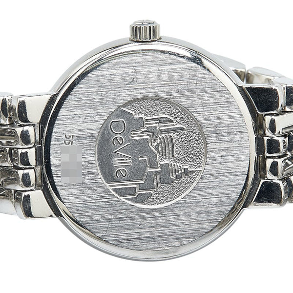 オメガ デビル 腕時計 7560.31 クオーツ ホワイト文字盤 ステンレススチール レディース OMEGA 【中古】