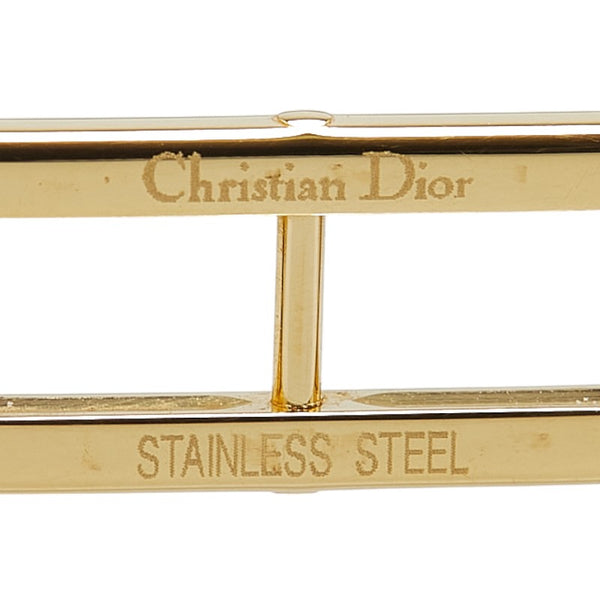 ディオール ミスディオール 腕時計 D70-150 クオーツ ゴールド文字盤 ステンレススチール レディース Dior 【中古】