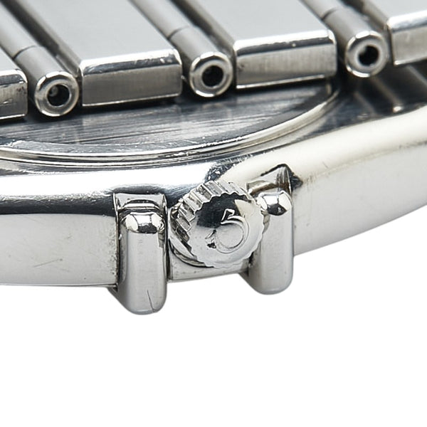 オメガ コンステレーション フラットベゼル 腕時計 1570.3 クオーツ シルバー文字盤 ステンレススチール レディース OMEGA 【中古】