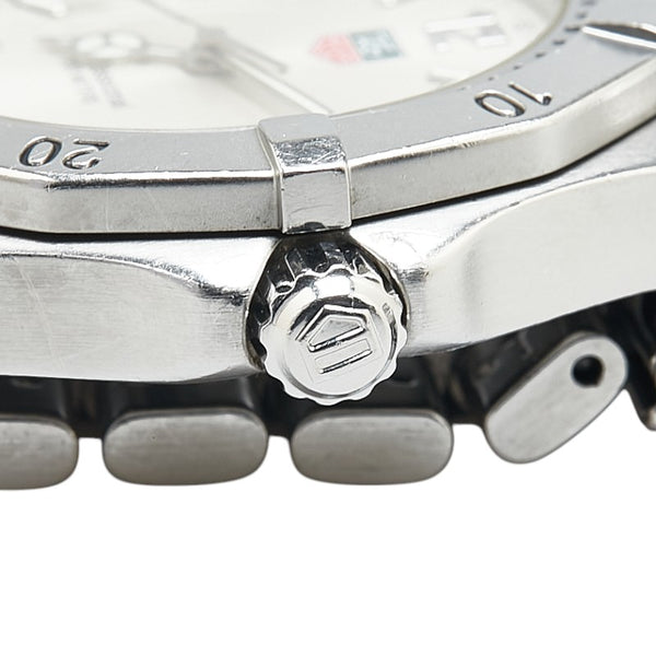 タグホイヤー プロフェッショナル 200M 腕時計 WK1112-1 クオーツ シルバー文字盤 ステンレススチール メンズ TAG HEUER 【中古】