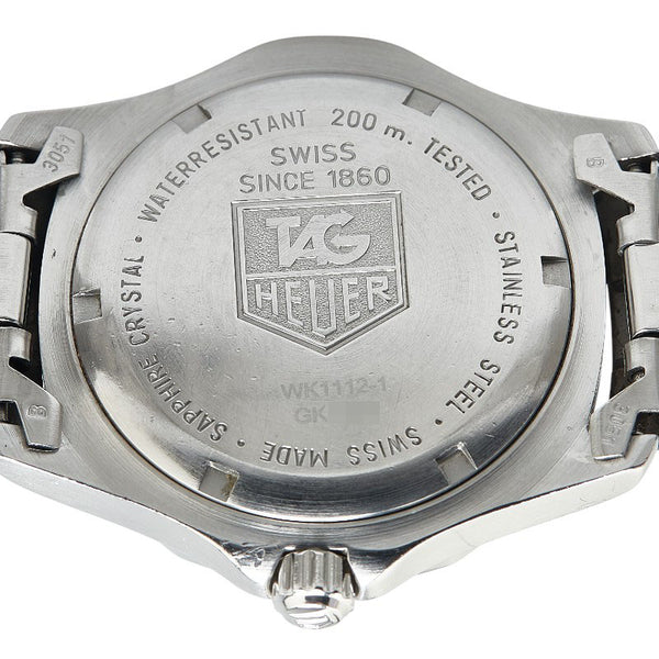 タグホイヤー プロフェッショナル 200M 腕時計 WK1112-1 クオーツ シルバー文字盤 ステンレススチール メンズ TAG HEUER 【中古】