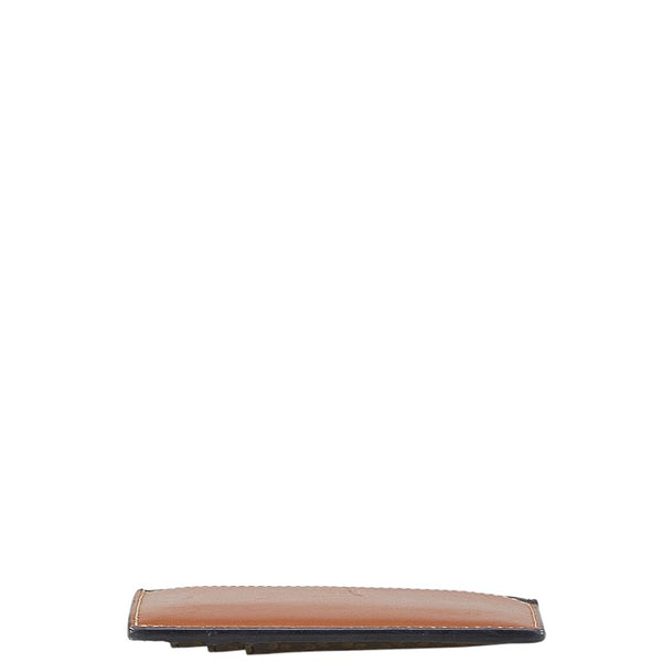 セリーヌ トリオンフ コインケース カードケース フラグメントケース ブラック ブラウン PVC レザー レディース CELINE 【中古】