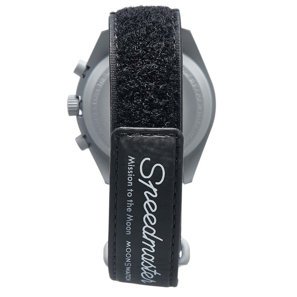 オメガ × Swatch スウォッチ スピードマスター ムーンスウォッチ ミッショントゥ マーキュリー 腕時計 SO33A100 クオーツ ブラック文字盤 ナイロン バイオセラミック メンズ OMEGA 【中古】