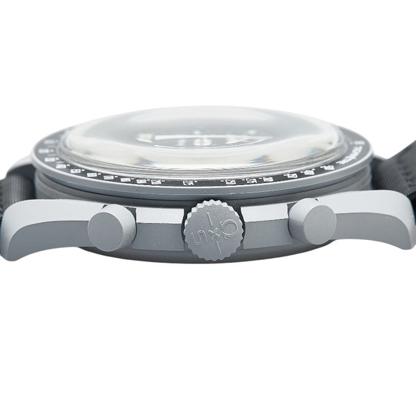 オメガ × Swatch スウォッチ スピードマスター ミッション トゥ ムーン 腕時計 SO33A100 クオーツ ブラック文字盤 ナイロン バイオセラミック メンズ OMEGA 【中古】