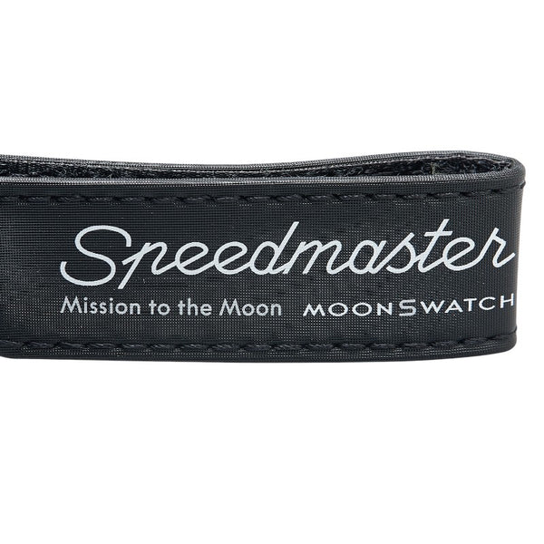 オメガ × Swatch スウォッチ スピードマスター ミッション トゥ ムーン 腕時計 SO33A100 クオーツ ブラック文字盤 ナイロン バイオセラミック メンズ OMEGA 【中古】