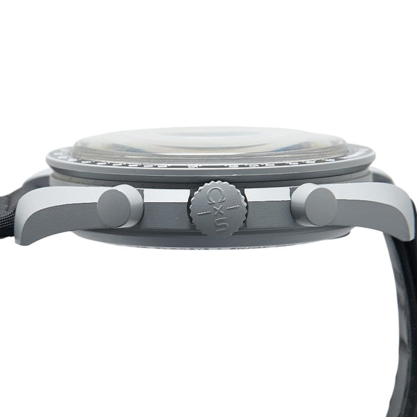 オメガ × Swatch スウォッチ スピードマスター ムーンスウォッチ ミッション トゥ ザ ムーン 腕時計 SO33M100 クオーツ ブラック文字盤 ナイロン バイオセラミック メンズ OMEGA 【中古】