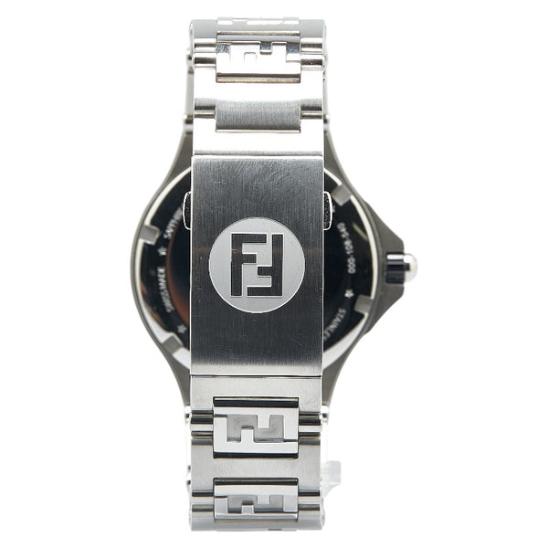 フェンディ ノーティコ 腕時計 F108100101 クオーツ ブラック文字盤 ステンレススチール メンズ FENDI 【中古】