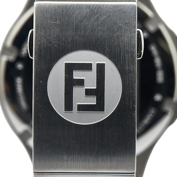 フェンディ ノーティコ 腕時計 F108100101 クオーツ ブラック文字盤 ステンレススチール メンズ FENDI 【中古】