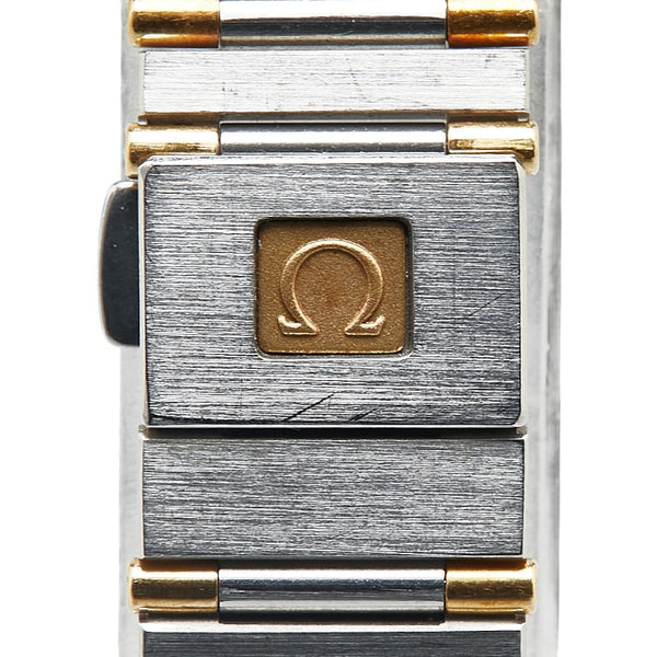 オメガ コンステレーション コンビ YG×SS 腕時計 1310.10 クオーツ ホワイト文字盤 ステンレススチール K18YG イエローゴールド レディース OMEGA 【中古】