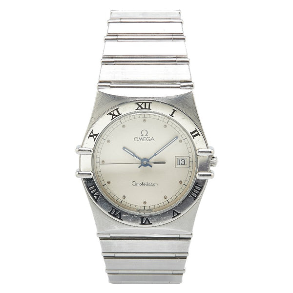オメガ コンステレーション 腕時計 396.1070 クオーツ ベージュ文字盤 ステンレススチール メンズ OMEGA 【中古】