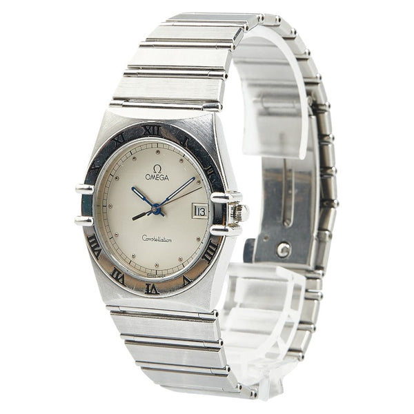オメガ コンステレーション 腕時計 396.1070 クオーツ ベージュ文字盤 ステンレススチール メンズ OMEGA 【中古】