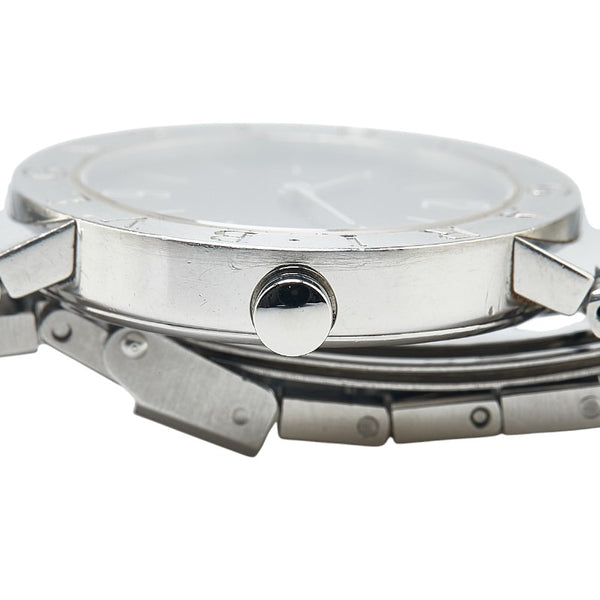 ブルガリ ブルガリブルガリ 腕時計 BB30SS クオーツ ブラック文字盤 ステンレススチール レディース BVLGARI 【中古】
