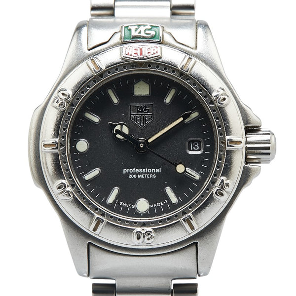 タグホイヤー プロフェッショナル 200 腕時計 999.208A クオーツ グレー文字盤 ステンレススチール レディース TAG HEUER 【中古】