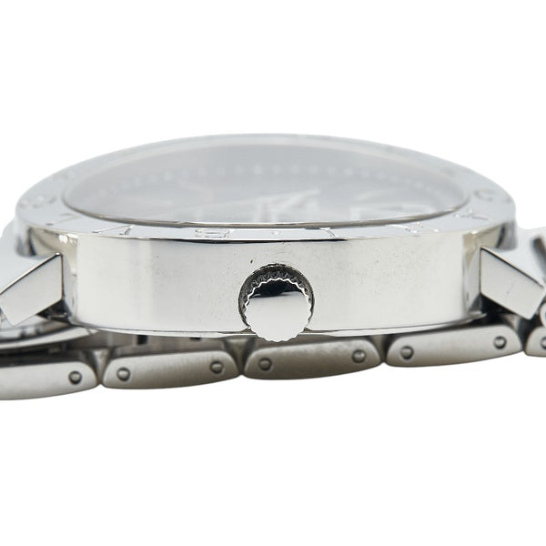 ブルガリ ブルガリブルガリ 腕時計 BB42SS 自動巻き ブラック文字盤 ステンレススチール メンズ BVLGARI 【中古】