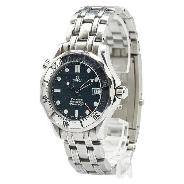 オメガ シーマスター300 プロフェッショナル 腕時計 2542.80 クオーツ ネイビー文字盤 ステンレススチール メンズ OMEGA 【中古】