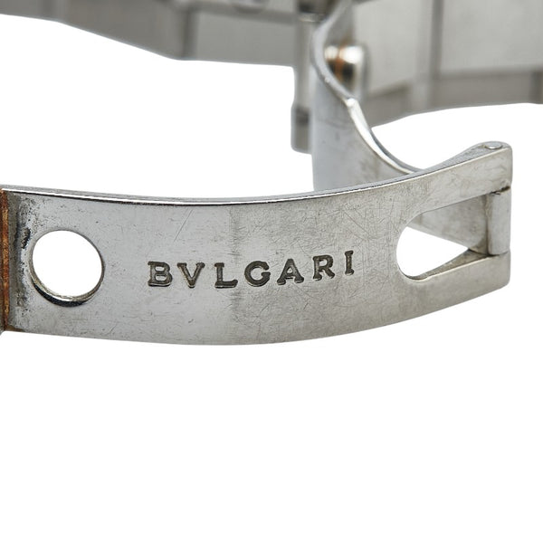 ブルガリ ディアゴノ スポーツ 腕時計 LCV29S クオーツ ホワイト文字盤 ステンレススチール レディース BVLGARI 【中古】