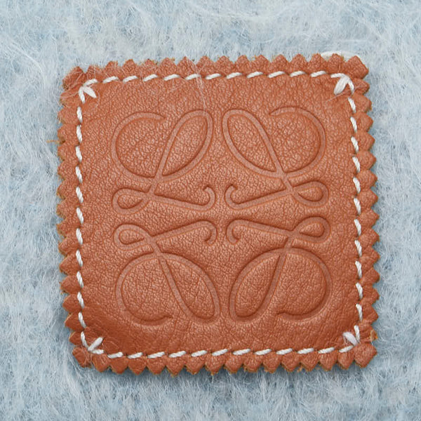 ロエベ アナグラム ストライプ マフラー マルチカラー ウール モヘア レディース LOEWE 【中古】