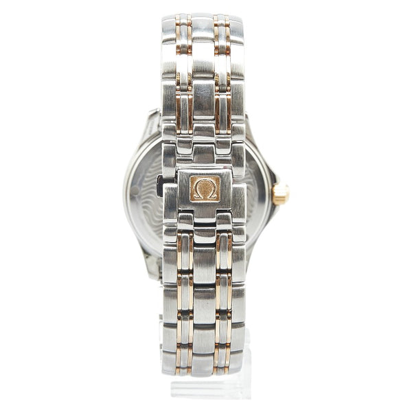 オメガ シーマスター120 腕時計 2301.20 自動巻き ホワイト文字盤 ステンレススチール K18YG イエローゴールド メンズ OMEGA 【中古】