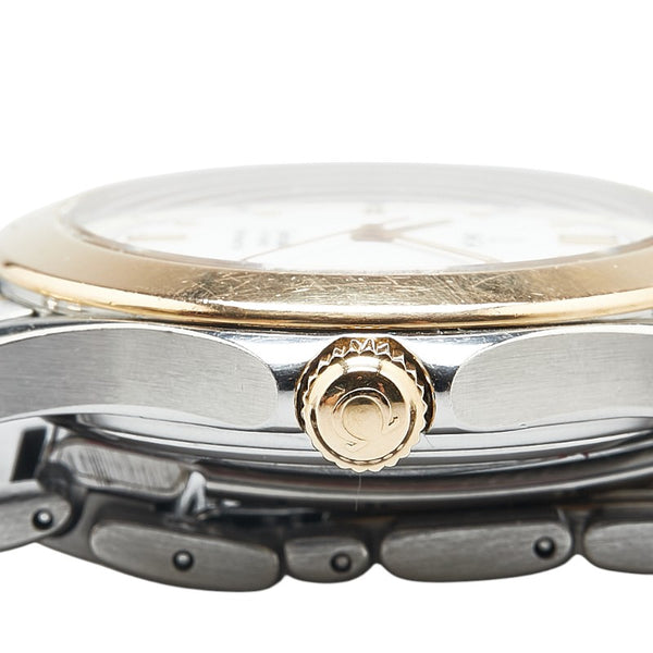 オメガ シーマスター120 腕時計 2301.20 自動巻き ホワイト文字盤 ステンレススチール K18YG イエローゴールド メンズ OMEGA 【中古】