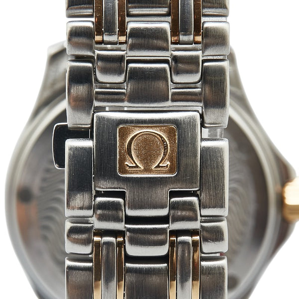 オメガ シーマスター120 腕時計 2301.20 自動巻き ホワイト文字盤 ステンレススチール K18YG イエローゴールド メンズ OMEGA 【中古】