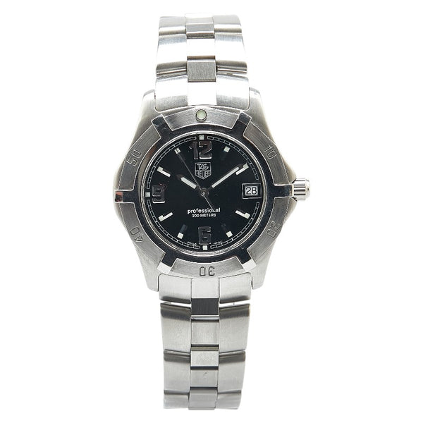 タグホイヤー エクスクルーシブ 腕時計 WN1110 クオーツ ブラック文字盤 ステンレススチール メンズ TAG HEUER 【中古】