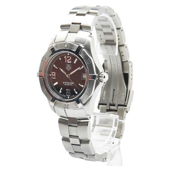 タグホイヤー エクスクルーシブ 腕時計 WN1110 クオーツ ブラック文字盤 ステンレススチール メンズ TAG HEUER 【中古】